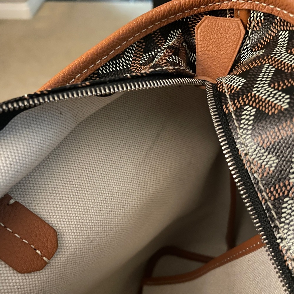 Goyard Brown/Black Artois PM tote bag- like new! 100% Authentic - Picture 9 of 9